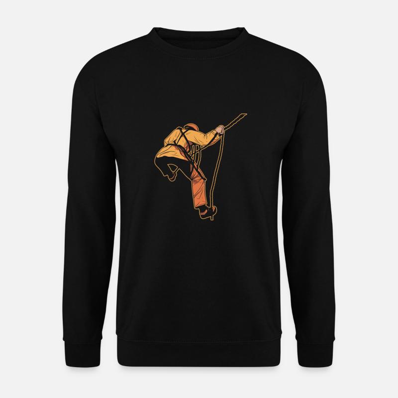 Klettern Kletterer - Unisex Pullover - Schwarz