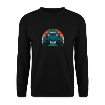 Monster Truck - Sweat-shirt Unisexe - noir - Devant - Alina (178cm) & Michal (187cm)