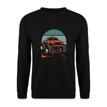Monster Truck - Sweat-shirt Unisexe - noir - Devant - Alina (178cm) & Michal (187cm)