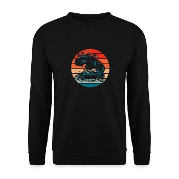 Monster Truck - Unisex Sweatshirt - black - Front - Alina (178cm) & Michal (187cm)