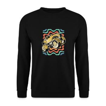 Monster Truck - Sweat-shirt Unisexe - noir - Devant - Alina (178cm) & Michal (187cm)