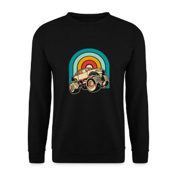 Monster Truck - Unisex Sweatshirt - black - Front - Alina (178cm) & Michal (187cm)