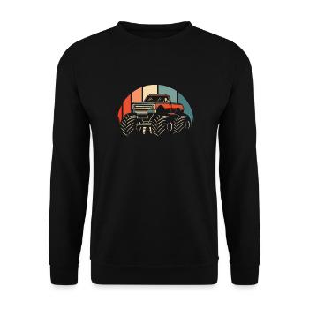 Monster Truck - Sweat-shirt Unisexe - noir - Devant - Alina (178cm) & Michal (187cm)