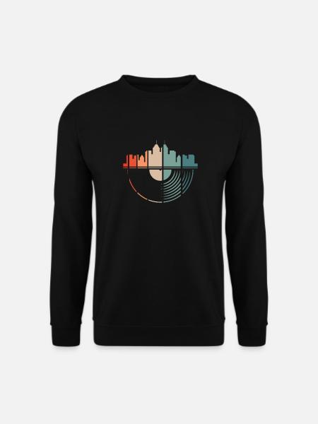 Schallplatte Vinyl Plattensammler - Unisex Pullover - Schwarz