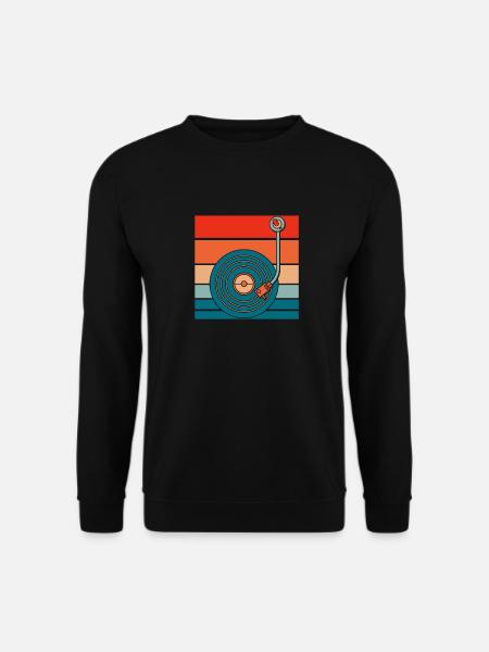 Collectionneur de disques vinyles - Sweat-shirt Unisexe - noir