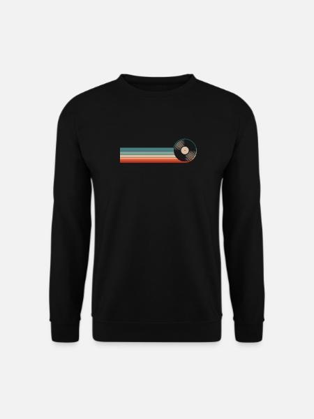 Schallplatte Vinyl Plattensammler - Unisex Pullover - Schwarz