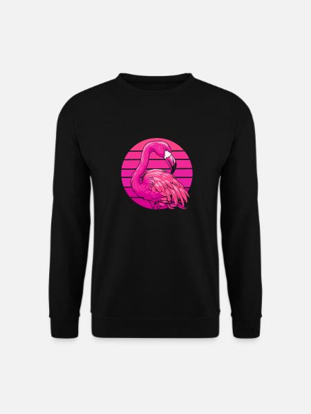 Flamingo - Unisex Pullover - Schwarz
