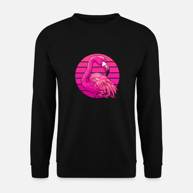 Flamingo - Unisex Sweatshirt - black
