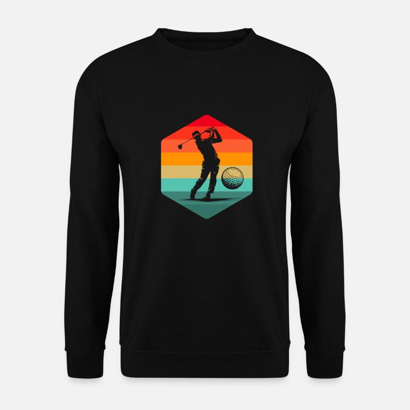 Golf Golfer Golfen - Unisex Pullover - Schwarz