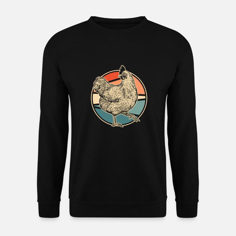 Poule de poulet - Sweat-shirt Unisexe - noir