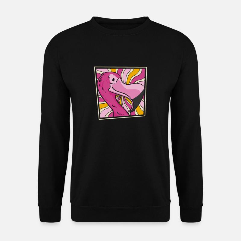 Flamingo - Unisex Sweatshirt - black