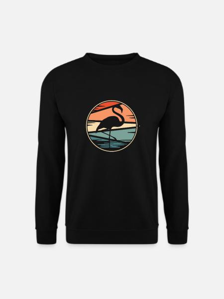Flamingo - Unisex Sweatshirt - black