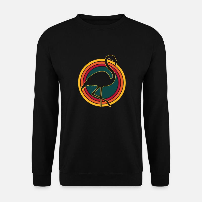Flamingo - Unisex Pullover - Schwarz