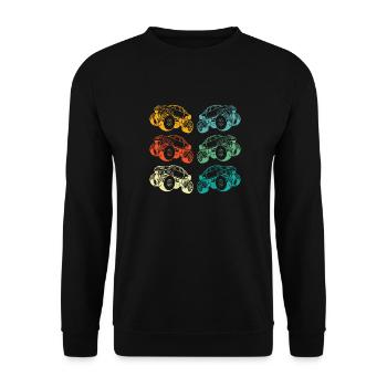 Monster Truck - Unisex Sweatshirt - black - Front - Alina (178cm) & Michal (187cm)
