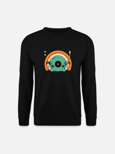 Collectionneur de disques vinyles - Sweat-shirt Unisexe - noir