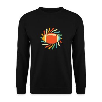 Football américain - Sweat-shirt Unisexe - noir - Devant - Alina (178cm) & Michal (187cm)