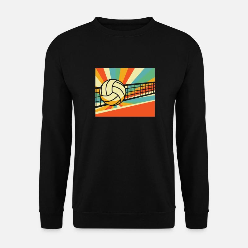 Volleyball Volleyballer - Unisex Pullover - Schwarz