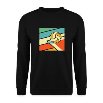 Volleyball Volleyballer - Unisex Sweatshirt - black - Front - Alina (178cm) & Michal (187cm)