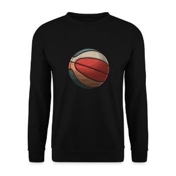 Basketball Basketballer - Unisex Pullover - Schwarz - Vorne - Alina (178cm) & Michal (187cm)