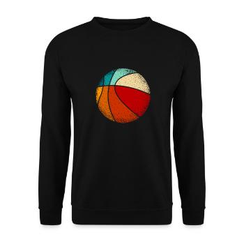 Joueur de basket-ball - Sweat-shirt Unisexe - noir - Devant - Alina (178cm) & Michal (187cm)
