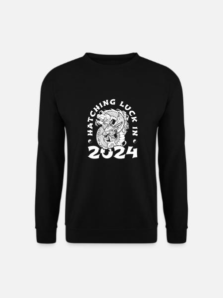 Jahr Des Drachen 2024 - Unisex Pullover - Schwarz