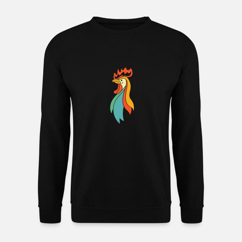 Huhn Henne - Unisex Pullover - Schwarz