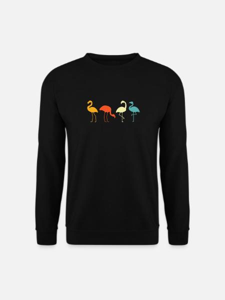Flamingo - Unisex Pullover - Schwarz