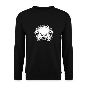 Porc-épic - Sweat-shirt Unisexe - noir - Devant - Alina (178cm) & Michal (187cm)