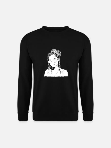 Rasta Hair Dreadlocks Dreads - Unisex Sweatshirt - black