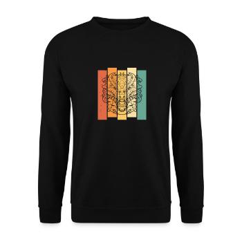 Jahr Des Drachen 2024 - Unisex Pullover - Schwarz - Vorne - Alina (178cm) & Michal (187cm)
