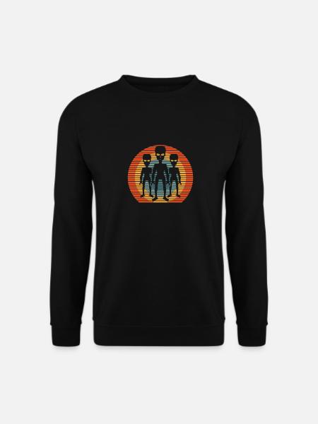 Alien Außerirdischer - Unisex Sweatshirt - black