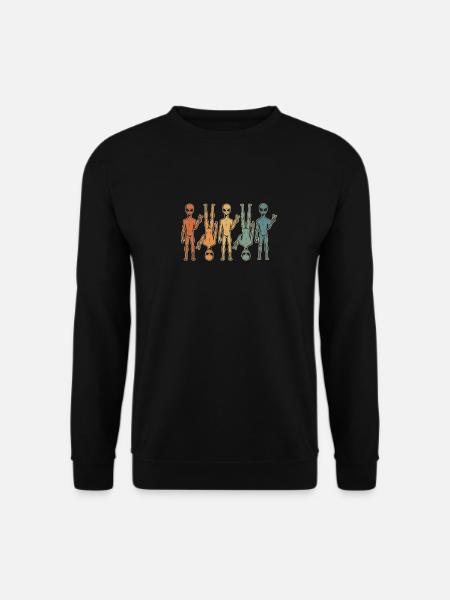 Alien Außerirdischer - Unisex Sweatshirt - black