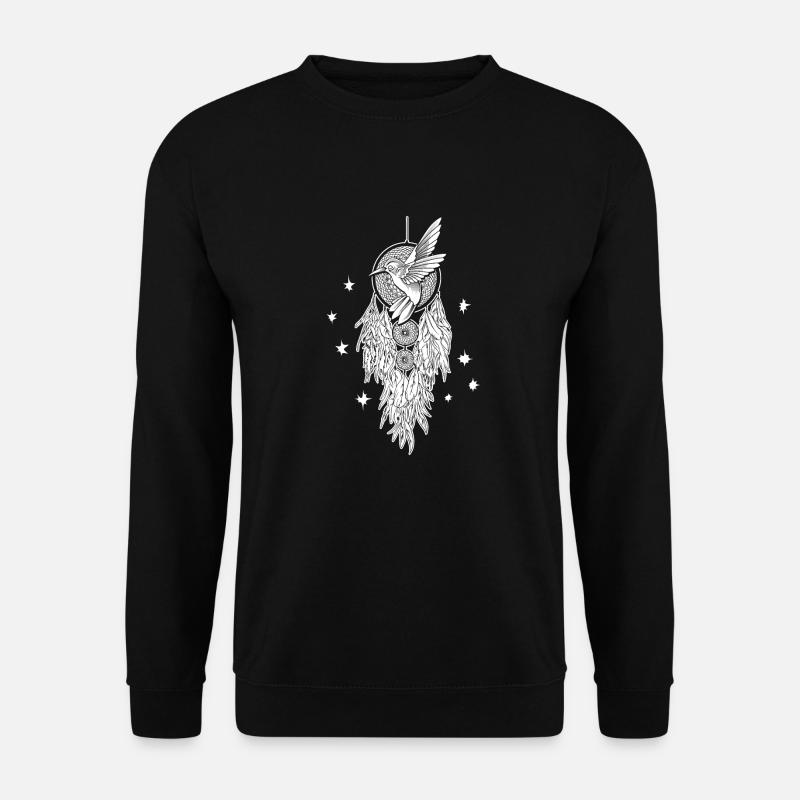 Hummingbird Dream Catcher - Unisex Sweatshirt - black