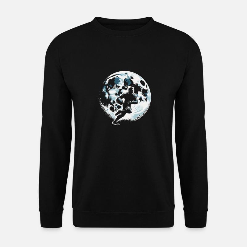 Rugby Moon - Unisex Sweatshirt - black