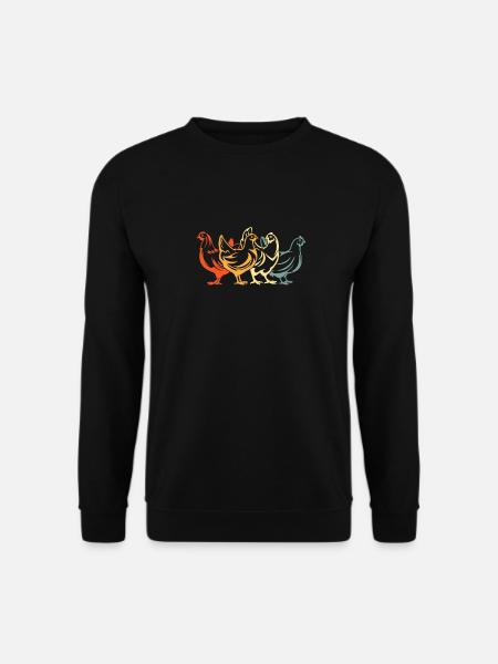 Chicken Hen - Unisex Sweatshirt - black