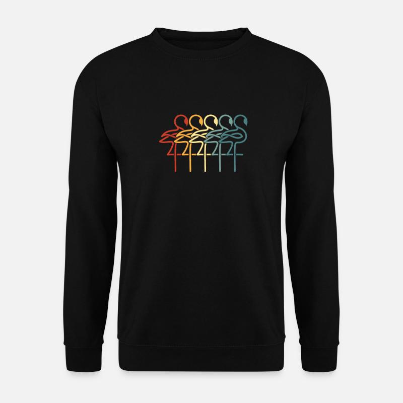 Flamingo - Unisex Pullover - Schwarz