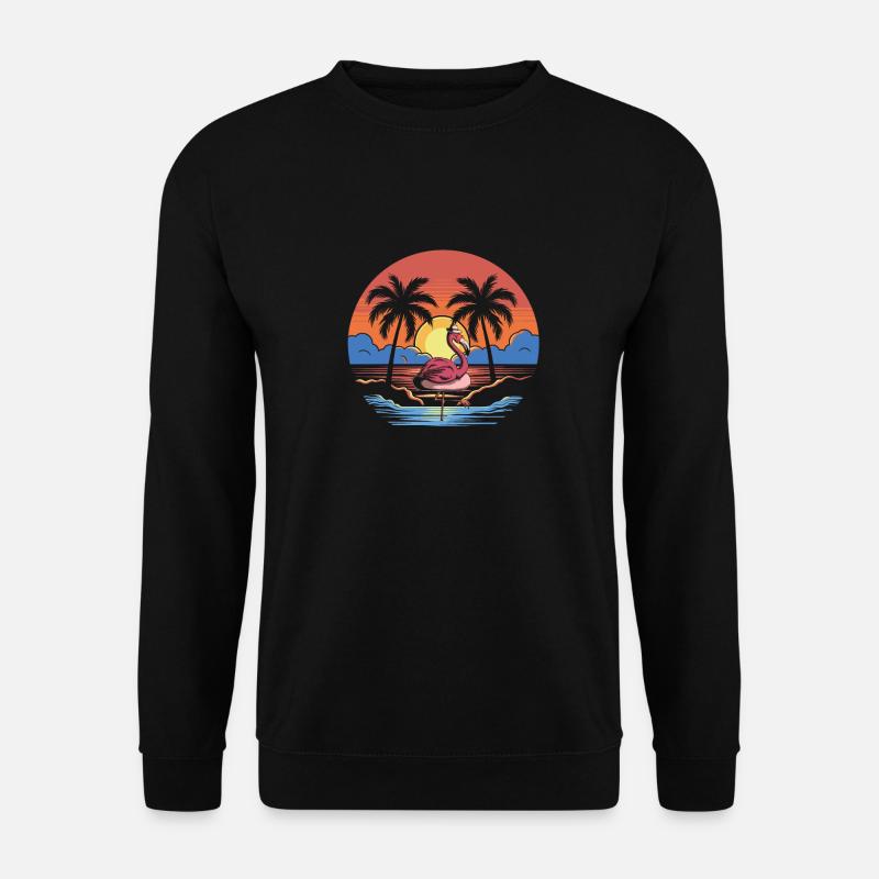 Flamingo - Unisex Pullover - Schwarz