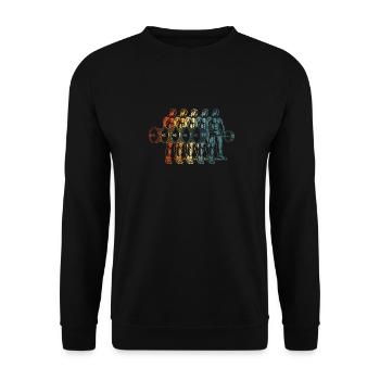 Aptitude - Sweat-shirt Unisexe - noir - Devant - Alina (178cm) & Michal (187cm)