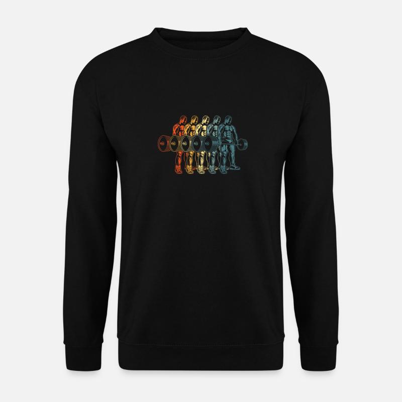Fitness - Unisex Pullover - Schwarz