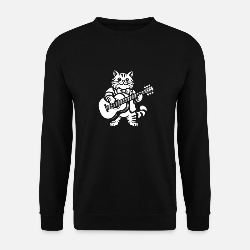 Acoustic Guitar - Unisex Sweatshirt - black