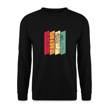 Année du Dragon 2024 - Sweat-shirt Unisexe - noir - Devant - Alina (178cm) & Michal (187cm)