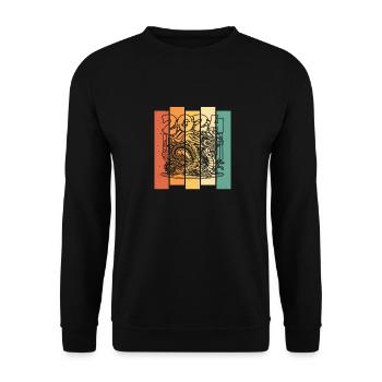Jahr Des Drachen 2024 - Unisex Pullover - Schwarz - Vorne - Alina (178cm) & Michal (187cm)