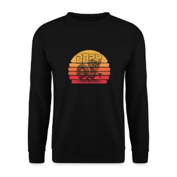Jahr Des Drachen 2024 - Unisex Pullover - Schwarz - Vorne - Alina (178cm) & Michal (187cm)