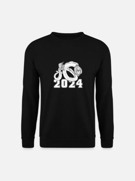 Année du Dragon 2024 - Sweat-shirt Unisexe - noir