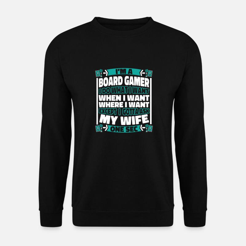 Board game board game - Unisex Sweatshirt - black