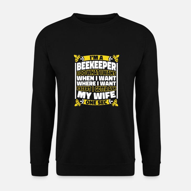 Imker Bienenzüchter - Unisex Pullover - Schwarz