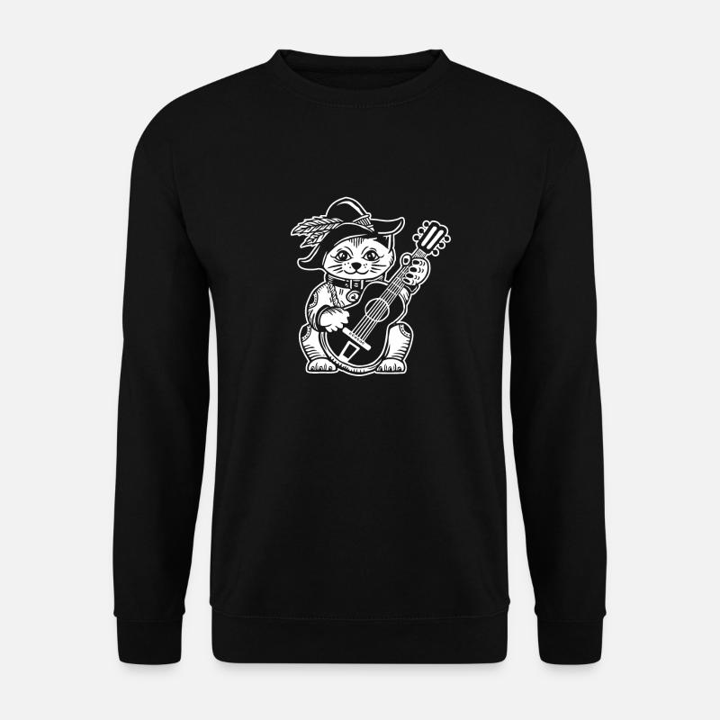 Acoustic Guitar - Unisex Sweatshirt - black
