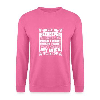 Imker Bienenzüchter - Unisex Pullover - Pink - Vorne