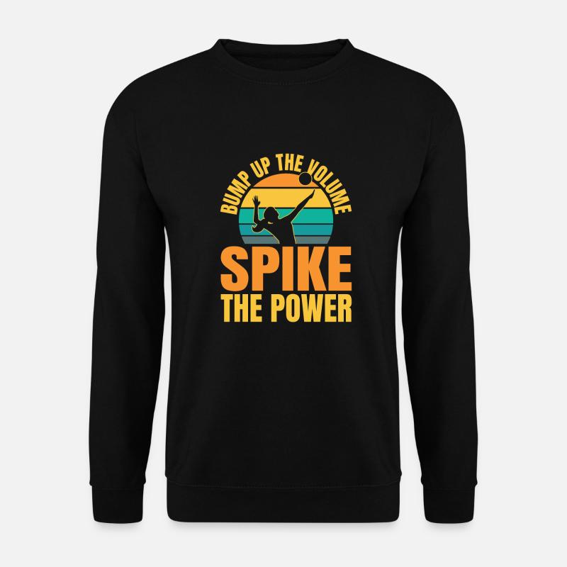 Volleyball Volleyballer - Unisex Pullover - Schwarz