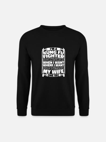 Kung Fu Funny - Unisex Sweatshirt - black